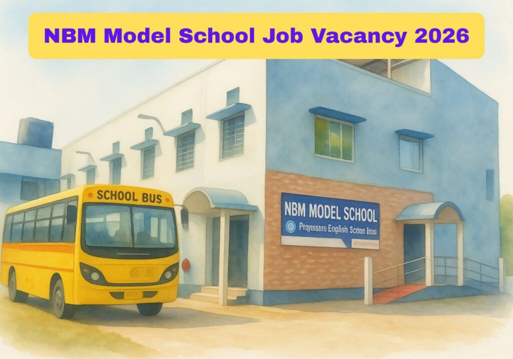 NBM Model School job vacancy 2026